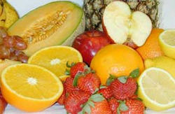 Frutas, alimento con fibra soluble